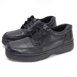 Nunn Bush‎ Mens Cameron Shoes 9 M Comfort Gel Black Leather Oxford 83890-78